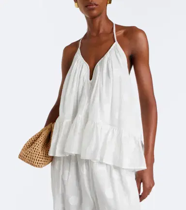 Zimmermann Solstice polka-dot cotton top | Thumbnail 6 Zimmermann Solstice polka-dot cotton top | Thumbnail 6