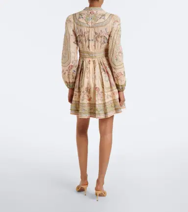 Zimmermann Roselight floral linen minidress | Thumbnail 4 Zimmermann Roselight floral linen minidress | Thumbnail 4