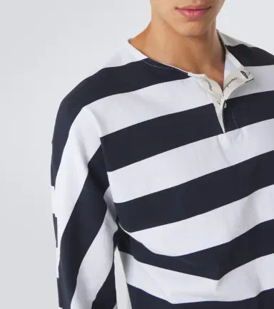 Jacquemus Marinière striped cotton jersey Henley shirt | Thumbnail 3 Jacquemus Marinière striped cotton jersey Henley shirt | Thumbnail 3