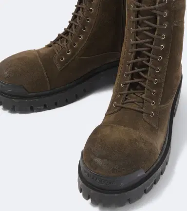 Balenciaga Strike suede combat boots | Thumbnail 5 Balenciaga Strike suede combat boots | Thumbnail 5