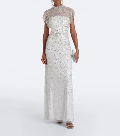 Jenny Packham Crystal Drop embellished gown | Thumbnail 4 Jenny Packham Crystal Drop embellished gown | Thumbnail 4