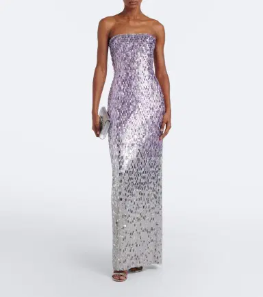 Jenny Packham Lucille sequined strapless gown | Thumbnail 5 Jenny Packham Lucille sequined strapless gown | Thumbnail 5
