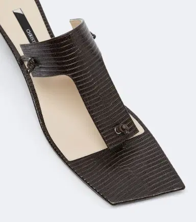 CHRISTEN Edge snake-effect leather mules | Thumbnail 2 CHRISTEN Edge snake-effect leather mules | Thumbnail 2