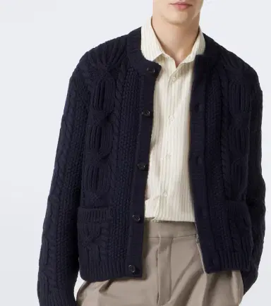 Saint Laurent Cable-knit wool cardigan | Thumbnail 2 Saint Laurent Cable-knit wool cardigan | Thumbnail 2