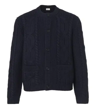 Saint Laurent Cable-knit wool cardigan | Thumbnail 1 Saint Laurent Cable-knit wool cardigan | Thumbnail 1