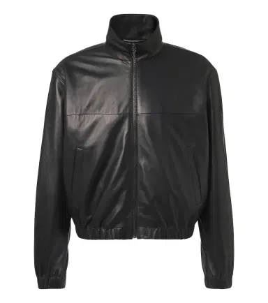 Saint Laurent Leather blouson jacket | Thumbnail 1 Saint Laurent Leather blouson jacket | Thumbnail 1