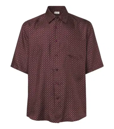 Saint Laurent Printed silk twill shirt | Thumbnail 1 Saint Laurent Printed silk twill shirt | Thumbnail 1