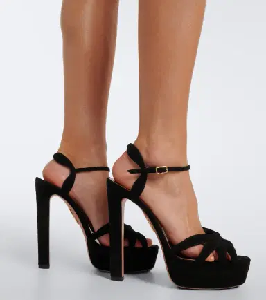 Aquazzura Soulmate suede platform sandals | Thumbnail 5 Aquazzura Soulmate suede platform sandals | Thumbnail 5