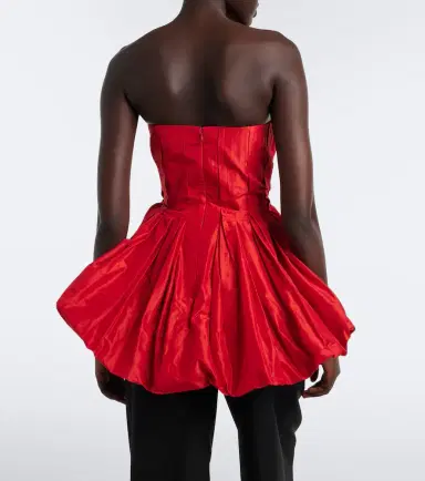 Tove Marina peplum silk taffeta top | Thumbnail 2 Tove Marina peplum silk taffeta top | Thumbnail 2
