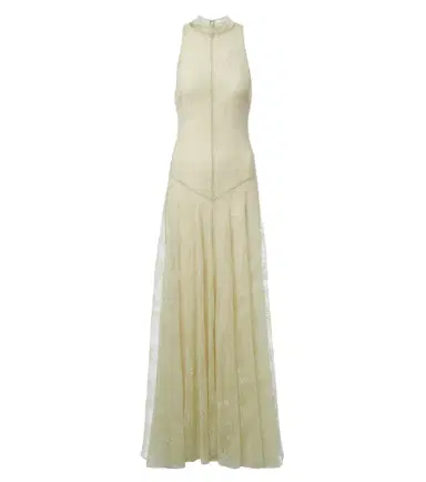 DE LA VALI Palomina halterneck lace maxi dress | Thumbnail 1 DE LA VALI Palomina halterneck lace maxi dress | Thumbnail 1