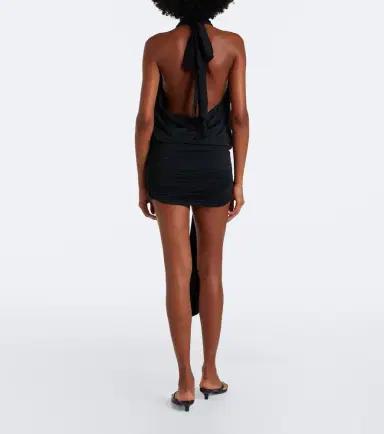DE LA VALI Vida draped jersey minidress | Thumbnail 2 DE LA VALI Vida draped jersey minidress | Thumbnail 2