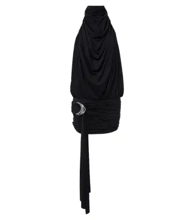 DE LA VALI Vida draped jersey minidress | Thumbnail 1 DE LA VALI Vida draped jersey minidress | Thumbnail 1