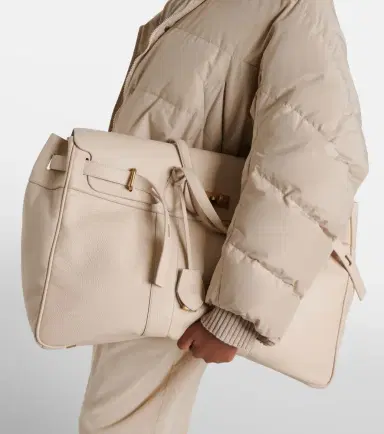 Brunello Cucinelli Large leather tote bag | Thumbnail 4 Brunello Cucinelli Large leather tote bag | Thumbnail 4