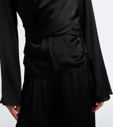 Isabel Marant Neame draped satin top | Thumbnail 2 Isabel Marant Neame draped satin top | Thumbnail 2