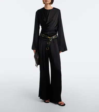 Isabel Marant Neame draped satin top | Thumbnail 3 Isabel Marant Neame draped satin top | Thumbnail 3