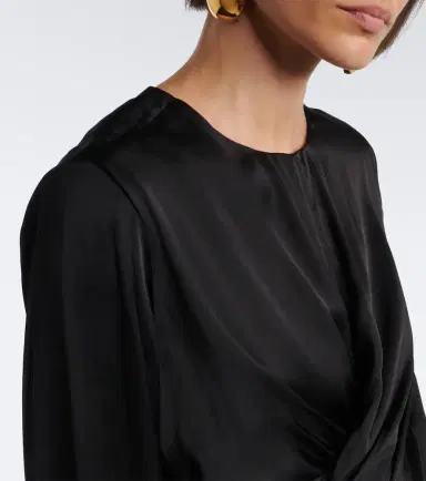 Isabel Marant Neame draped satin top | Thumbnail 7 Isabel Marant Neame draped satin top | Thumbnail 7