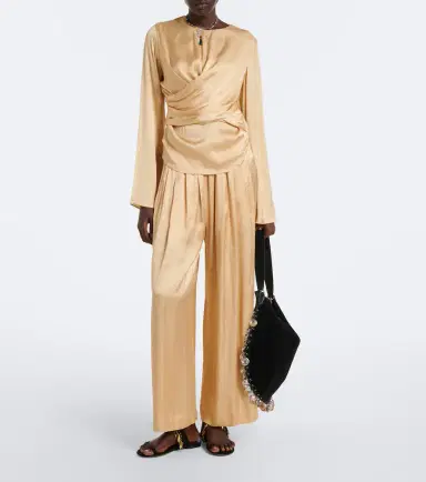 Isabel Marant Neame draped satin top | Thumbnail 5 Isabel Marant Neame draped satin top | Thumbnail 5