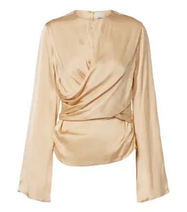 Isabel Marant Neame draped satin top | Thumbnail 1 Isabel Marant Neame draped satin top | Thumbnail 1