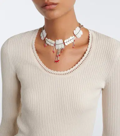 Isabel Marant Selenie ribbed-knit silk and cotton sweater | Thumbnail 2 Isabel Marant Selenie ribbed-knit silk and cotton sweater | Thumbnail 2