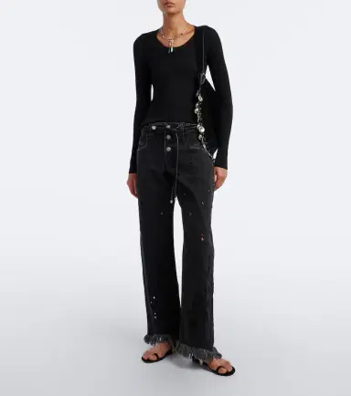 Isabel Marant Selenie ribbed-knit silk and cotton sweater | Thumbnail 4 Isabel Marant Selenie ribbed-knit silk and cotton sweater | Thumbnail 4