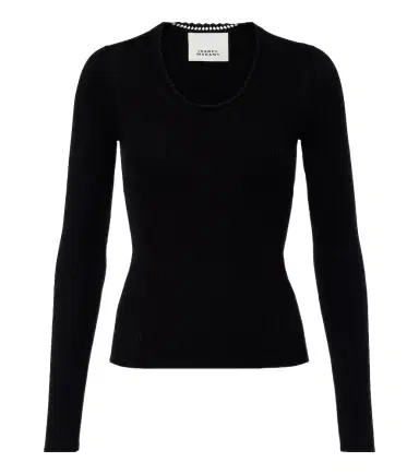 Isabel Marant Selenie ribbed-knit silk and cotton sweater | Thumbnail 1 Isabel Marant Selenie ribbed-knit silk and cotton sweater | Thumbnail 1