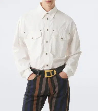 Versace Medusa denim overshirt | Thumbnail 2 Versace Medusa denim overshirt | Thumbnail 2
