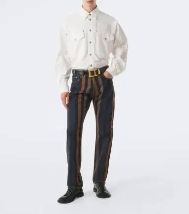 Versace Medusa denim overshirt | Thumbnail 5 Versace Medusa denim overshirt | Thumbnail 5