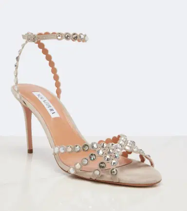 Aquazzura Tequila embellished suede sandals | Thumbnail 4 Aquazzura Tequila embellished suede sandals | Thumbnail 4