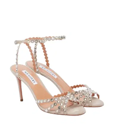 Aquazzura Tequila embellished suede sandals | Thumbnail 1 Aquazzura Tequila embellished suede sandals | Thumbnail 1
