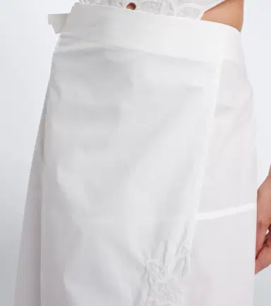 SIR. Klara asymmetric cotton midi skirt | Thumbnail 3 SIR. Klara asymmetric cotton midi skirt | Thumbnail 3