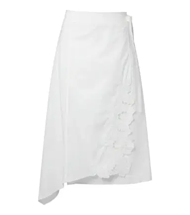 SIR. Klara asymmetric cotton midi skirt | Thumbnail 1 SIR. Klara asymmetric cotton midi skirt | Thumbnail 1