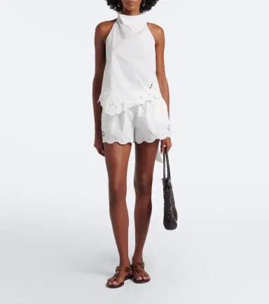 SIR Klara emboirdered cotton shorts | Thumbnail 3 SIR Klara emboirdered cotton shorts | Thumbnail 3