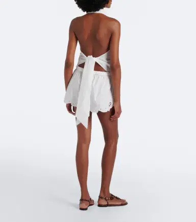 SIR Klara emboirdered cotton shorts | Thumbnail 5 SIR Klara emboirdered cotton shorts | Thumbnail 5