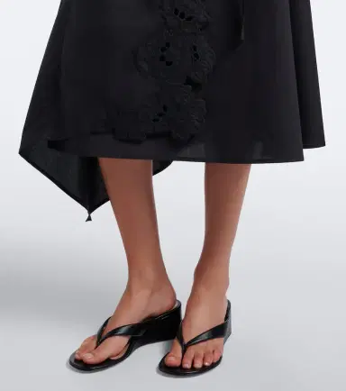 SIR Klara asymmetric cotton midi skirt | Thumbnail 3 SIR Klara asymmetric cotton midi skirt | Thumbnail 3