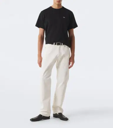 Prada Logo cotton jersey T-shirt | Thumbnail 2 Prada Logo cotton jersey T-shirt | Thumbnail 2