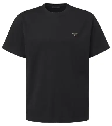 Prada Logo cotton jersey T-shirt | Thumbnail 1 Prada Logo cotton jersey T-shirt | Thumbnail 1