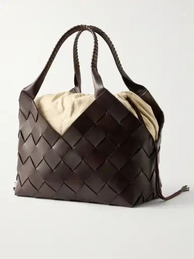 Dragon Diffusion Castello Woven Leather Shoulder Bag | Thumbnail 4 Dragon Diffusion Castello Woven Leather Shoulder Bag | Thumbnail 4
