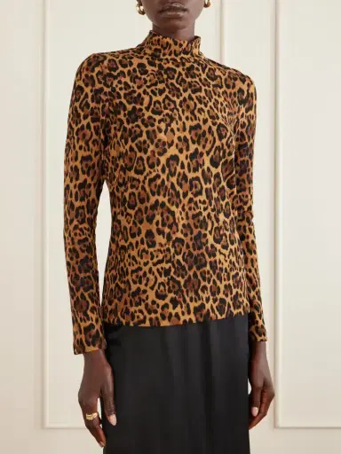 ANNA SUI Leopard-print Turtleneck Sweater | Thumbnail 3 ANNA SUI Leopard-print Turtleneck Sweater | Thumbnail 3