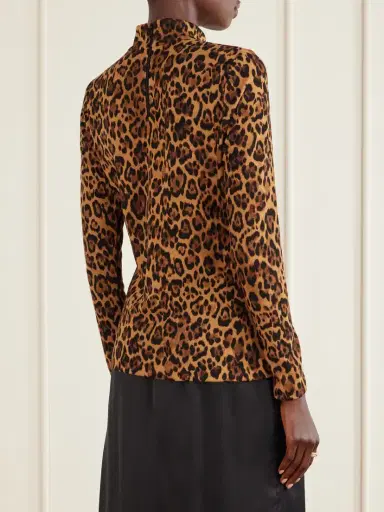 ANNA SUI Leopard-print Turtleneck Sweater | Thumbnail 4 ANNA SUI Leopard-print Turtleneck Sweater | Thumbnail 4
