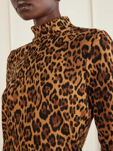 ANNA SUI Leopard-print Turtleneck Sweater | Thumbnail 5 ANNA SUI Leopard-print Turtleneck Sweater | Thumbnail 5