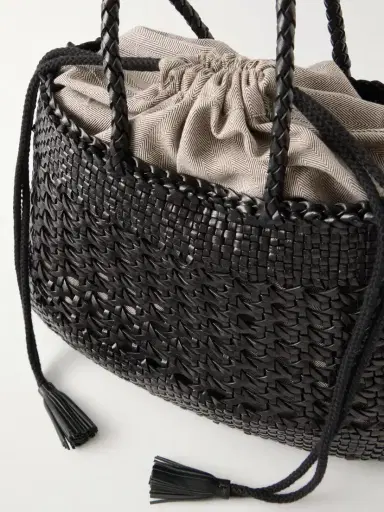 Dragon Diffusion Santa Cano Woven Leather Tote Bag | Thumbnail 5 Dragon Diffusion Santa Cano Woven Leather Tote Bag | Thumbnail 5