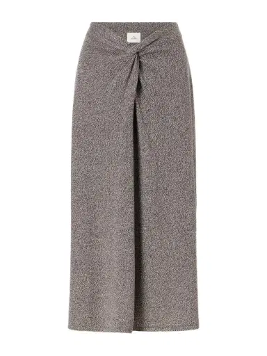 The Elder Statesman Knotted Marl Knitted Cashmere Midi Skirt | Thumbnail 1 The Elder Statesman Knotted Marl Knitted Cashmere Midi Skirt | Thumbnail 1