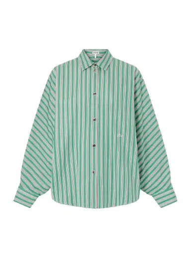 Loewe Striped Cotton-poplin Shirt | Thumbnail 1 Loewe Striped Cotton-poplin Shirt | Thumbnail 1