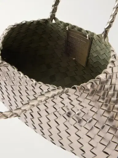 Dragon Diffusion Sante Croce Small Woven Leather Tote | Thumbnail 6 Dragon Diffusion Sante Croce Small Woven Leather Tote | Thumbnail 6