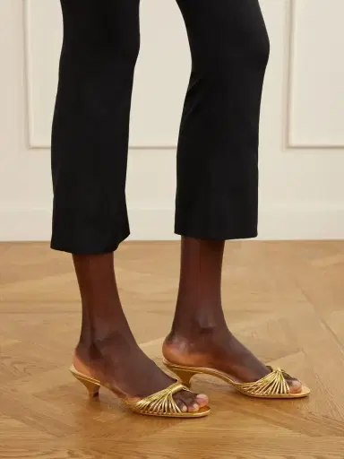 Loeffler Randall Dixie 40 Metallic Leather Mules | Thumbnail 2 Loeffler Randall Dixie 40 Metallic Leather Mules | Thumbnail 2