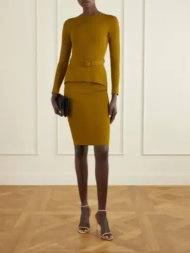 Tom Ford Belted Crepe Blouse | Thumbnail 2 Tom Ford Belted Crepe Blouse | Thumbnail 2