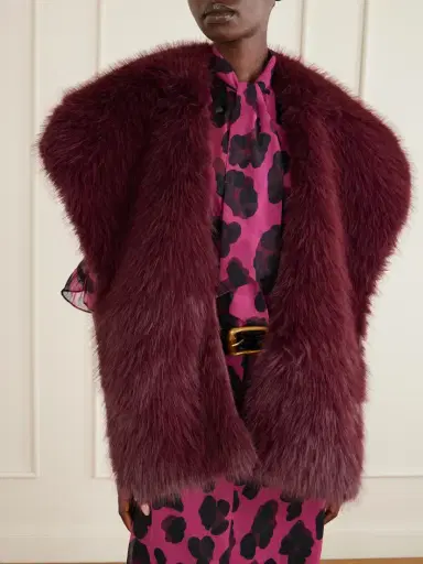 ANNA SUI Oversized Plush Shawl | Thumbnail 3 ANNA SUI Oversized Plush Shawl | Thumbnail 3