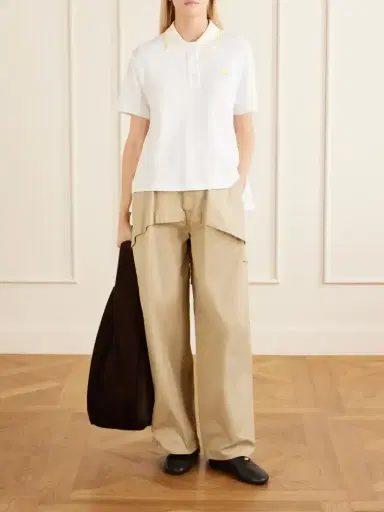 Loewe Logo-debossed Leather-trimmed Suede Tote | Thumbnail 2 Loewe Logo-debossed Leather-trimmed Suede Tote | Thumbnail 2