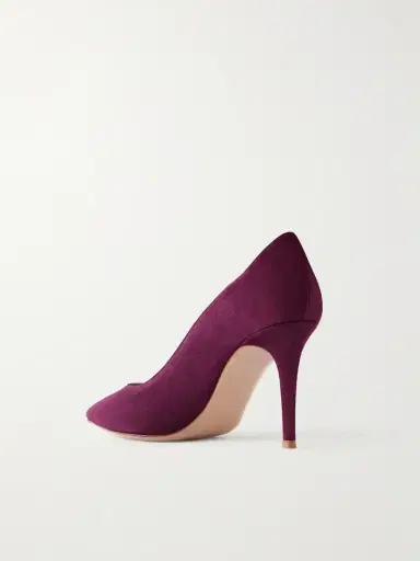 Gianvito Rossi 85 Suede Pumps | Thumbnail 3 Gianvito Rossi 85 Suede Pumps | Thumbnail 3