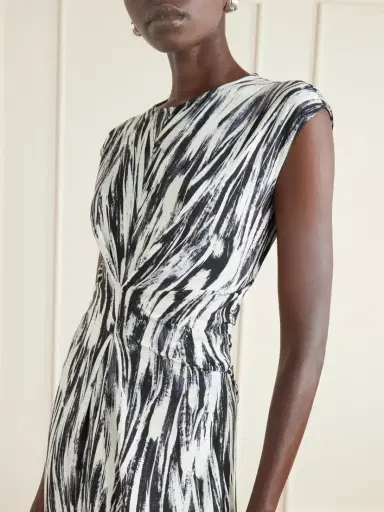 Proenza Schouler White Label Miranda Printed Stretch-jersey Midi Dress | Thumbnail 4 Proenza Schouler White Label Miranda Printed Stretch-jersey Midi Dress | Thumbnail 4